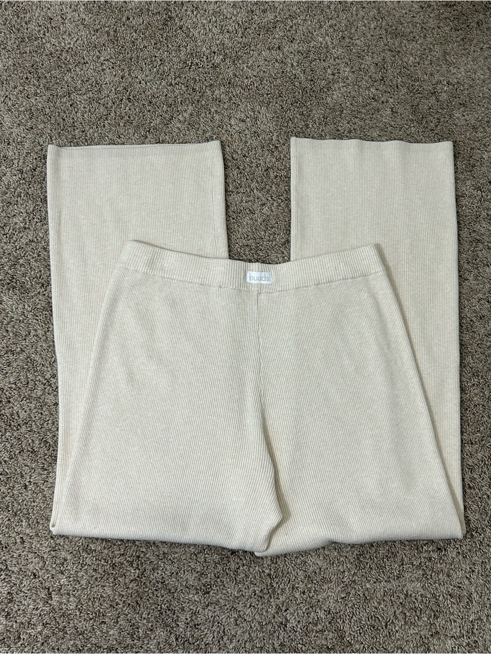 NUUDS Pull On Ribbed Knit Lounge Pants